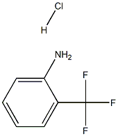 Benzenamine, 2-(trifluoromethyl)-, hydrochloride Struktur