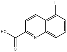 5-Fluoro-quinoline-2-carboxylic acid Struktur