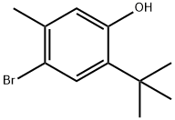 4-BROMO-2-(TERT-BUTYL)-5-METHYLPHENOL Struktur