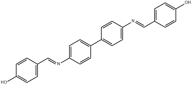 4,4'-[4,4'-biphenyldiylbis(nitrilomethylylidene)]diphenol Struktur