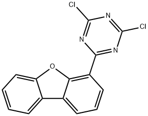 1,3,5-Triazine,2,4-dichloro-6-(4-dibenzofuranyl)- Struktur