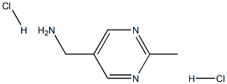 (2-Methylpyrimidin-5-yl)methanamine dihydrochloride Struktur