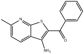 (3-amino-6-methylthieno[2,3-b]pyridin-2-yl)-phenylmethanone Struktur