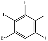 1-bromo-2,3,4-trifluoro-5-iodobenzene Struktur