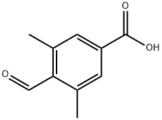 4-Formyl-3,5-dimethylbenzoic acid Struktur