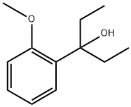 3-(2-METHOXYPHENYL)PENTAN-3-OL Struktur