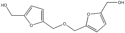 2-Furanmethanol, 5,5'-[oxybis(methylene)]bis- Struktur