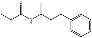 N-(4-phenylbutan-2-yl)propanamide Struktur