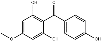 2,6,4'-Trihydroxy-4-methoxybenzophenone Struktur