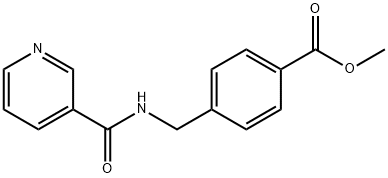 Methyl 4-(Nicotinamidomethyl)benzoate Struktur