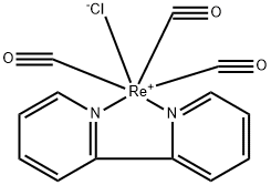 Chlorotricarbonyl(2,2'-bipyridine)rhenium(I) Struktur