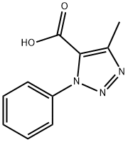 1H-1,2,3-Triazole-5-carboxylic acid, 4-methyl-1-phenyl- Struktur