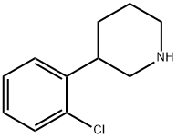 Piperidine, 3-(2-chlorophenyl)- Struktur