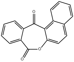 benzo[e]naphtho[2,1-b]oxepine-8,13-dione Struktur