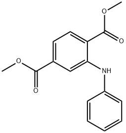 dimethyl 2-(phenylamino)benzene-1,4-dioate Struktur