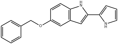 5-(BENZYLOXY)-2-(1H-PYRROL-2-YL)-1H-INDOLE Struktur