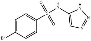 Benzenesulfonamide,4-bromo-N-1H-1,2,3-triazol-5-yl- Struktur