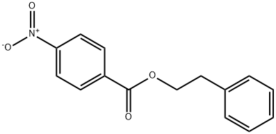 2-phenylethyl 4-nitrobenzoate Struktur