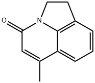 6-Methyl-1,2-dihydro-pyrrolo[3,2,1-ij]quinolin-4-one Struktur