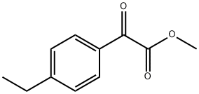 METHYL 2-(4-ETHYLPHENYL)-2-OXOACETATE Struktur