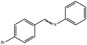 Benzenamine, N-[(4-bromophenyl)methylene]- Struktur