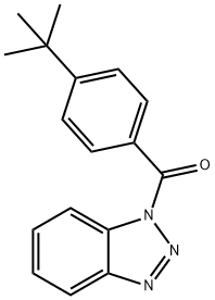 (1H-benzo[d][1,2,3]triazol-1-yl)(4-(tert-butyl)phenyl)methanone Struktur