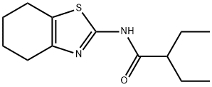 2-ethyl-N-(4,5,6,7-tetrahydro-1,3-benzothiazol-2-yl)butanamide Struktur