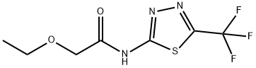 2-ethoxy-N-[5-(trifluoromethyl)-1,3,4-thiadiazol-2-yl]acetamide Struktur