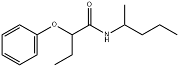 N-pentan-2-yl-2-phenoxybutanamide Struktur