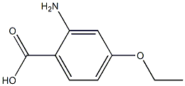 Benzoic acid, 2-amino-4-ethoxy- Struktur