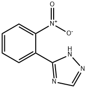 3-(2-Nitro-phenyl)-1H-[1,2,4]triazole Struktur