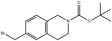 N-Boc-6-Bromomethyl-1,2,3,4-Tetrahydroisoquinoline Struktur