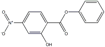 Benzoic acid, 2-hydroxy-4-nitro-, phenyl ester Struktur