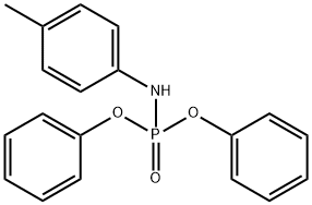 p-Tolyl-phosphoramidic acid diphenyl ester Struktur