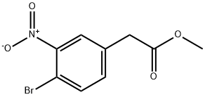 METHYL 2-(4-BROMO-3-NITROPHENYL)ACETATE Struktur