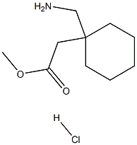 1-(AMINOMETHYL)-CYCLOHEXANEACETIC ACID METHYL ESTER HCL Struktur