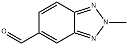 2-Methyl-2H-benzo[d][1,2,3]triazole-5-carbaldehyde Struktur