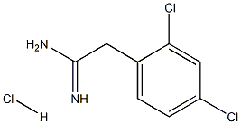 2-(2,4-dichlorophenyl)ethanimidamide:hydrochloride Struktur