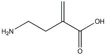 Butanoic acid, 4-amino-2-methylene- Struktur