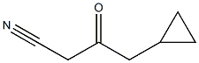 4-cyclopropyl-3-oxobutanenitrile Struktur