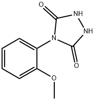 4-(2-Methoxy-phenyl)-[1,2,4]triazolidine-3,5-dione Struktur