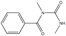 Benzamide, N-methyl-N-[(methylamino)carbonyl]- Struktur