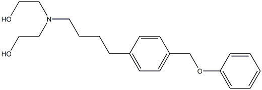 Ethanol, 2,2'-[[4-[4-(phenoxymethyl)phenyl]butyl]imino]bis- Struktur