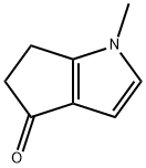 1-methyl-1H,4H,5H,6H-cyclopenta[b]pyrrol-4-one, 67838-94-2, 結(jié)構(gòu)式