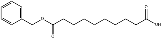 Decanedioic acid, mono(phenylmethyl) ester Struktur