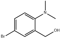 [5-Bromo-2-(dimethylamino)phenyl]methanol Struktur