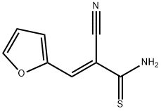 2-Cyano-3-furan-2-yl-thioacrylamide Struktur