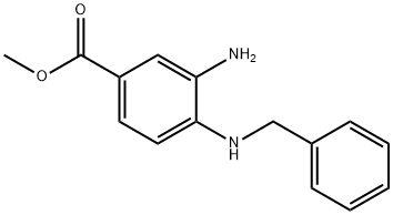 Methyl 3-Amino-4-(benzylamino)benzoate Struktur