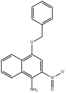 4-(BENZYLOXY)-2-NITRONAPHTHALEN-1-AMINE Struktur