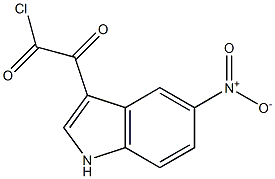 1H-Indole-3-acetylchloride, 5-nitro-a-oxo-